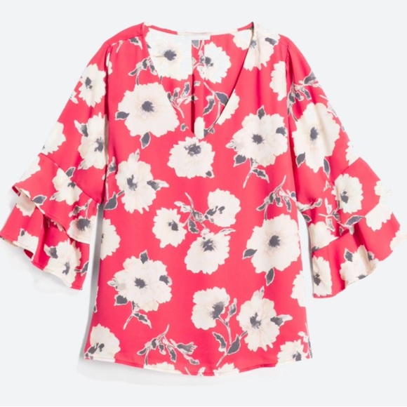 Stitch Fix Bell sleeved blouse - Picture 1 of 7